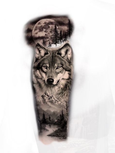 Hunting Dog Tattoo, Wolf Tattoo Sleeve, Hunting Dog, Wolf Tattoo, Dog Tattoo, Tattoo Sleeve, Hunting Dogs, Sleeve Tattoos, Hunting