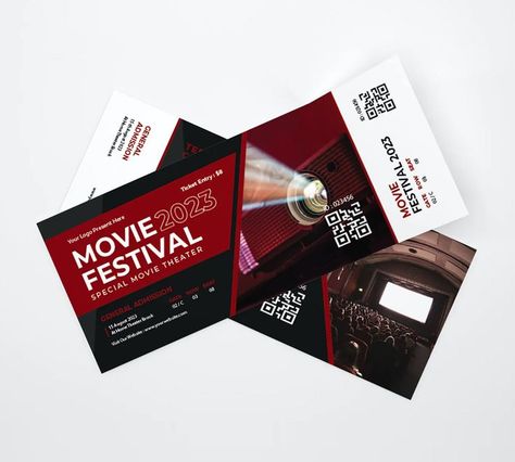 Movie Seats, Festival Ticket, Movie Festival, Ticket Design, Ticket Template, Movie Theater, Print Templates, Design Template, Color Me