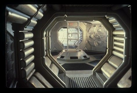 Sci Fi Ship Interior Layout, Alien Set Design, Alien 1979 Aesthetic, Nostromo Interior, Mothership Rpg, Alien Nostromo, Thx 1138, Nostromo Alien, Alien Franchise