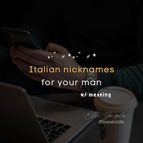 Italian nicknames for your man >>> swipe #igcaptions #igcarousel #instagramcaptions #italiannicknames #captionideas #instagramtips #igtips #moodofelle Italian Nicknames, Ig Captions, Instagram Tips, Your Man, Instagram Captions, Meant To Be, Quick Saves