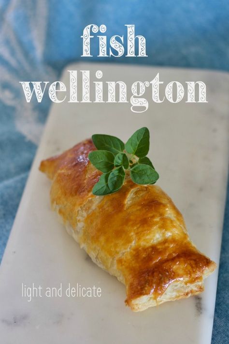 fish wellington - a dinner party hit! - The Culinary Chase Fish Wrap, Seafood Entrees, Fish Pie, Scandinavian Food, Frozen Puff Pastry, Christmas Food Dinner, Fish Fillet, Fish Dishes, Cooking Meat