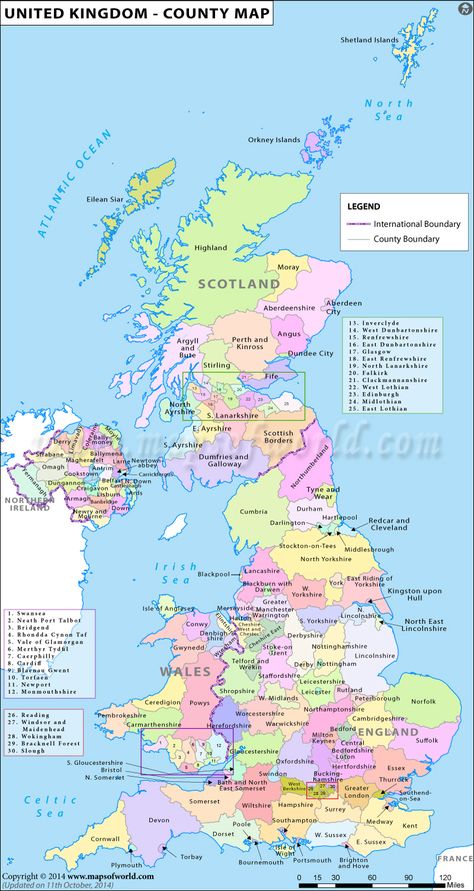 Map of the Counties in the United Kingdom. Autumn England, Genealogy Map, Map Of Great Britain, Uk Map, United Kingdom Map, Map Of Britain, Counties Of England, Vacation 2024, Georgia Map