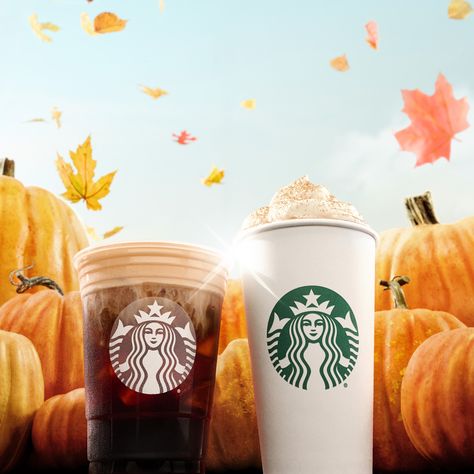 Starbucks Pumpkin Spice Latte Returns on Aug. 30 Starbucks Autumn, Fall Starbucks, Starbucks Fall Drinks, Starbucks Pumpkin Spice Latte, Starbucks Pumpkin Spice, Pumpkin Cream Cheese Muffins, Pumpkin Sauce, Fall Menu, Starbucks Menu