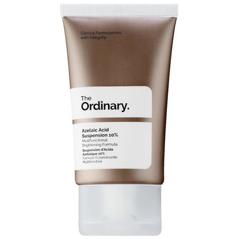 The Ordinary 10% Azelaic Acid Suspension, $8 The Ordinary Azelaic Acid, The Ordinary Skincare, Dark Spot Corrector, Azelaic Acid, Brightening Cream, Affordable Skin Care, Brighten Skin Tone, Oily Skin Care, Skin Care Brands