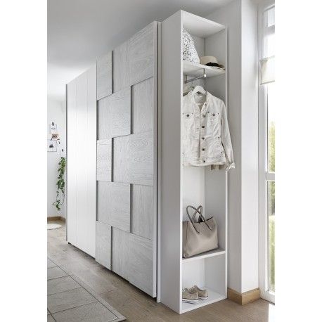 Diana Grey Modern Wardrobe with Sliding Doors - Wardrobes (3237) - Sena Home Furniture Latest Wardrobe Designs, Modern Wardrobe Design, Armoire Design, Latest Bathroom Designs, Bathroom Lighting Design, Wardrobe Design Modern, Cool Bookshelves, Latest Bathroom, Wardrobe Designs