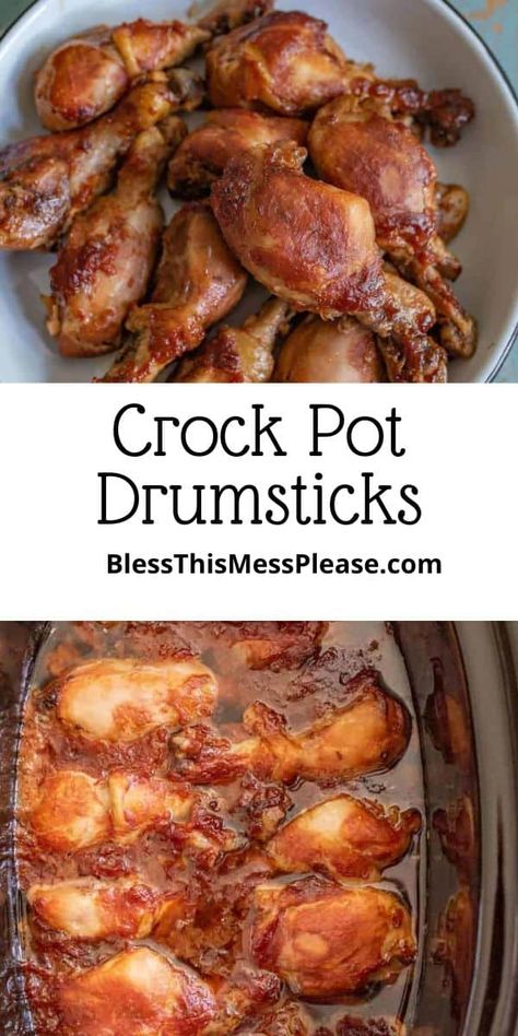 This 5 Ingredient Slow Cooker Chicken Legs recipe is flavor-packed and easy to prepare with just a few simple ingredients. Dinner is done in 10 minutes! Chicken Drummies In Crockpot, Recipes For Chicken Legs In The Oven, Chicken Drumstick In Crockpot, Frozen Chicken Drumsticks Crockpot, Slow Cooker Chicken Legs Bone In, Slow Cooker Drumstick Recipes, Chicken Legs In Crockpot, Crockpot Chicken Legs Slow Cooker, Drumsticks In Crockpot