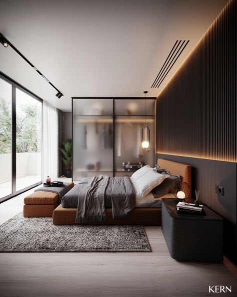 Modern Luxury Bedroom, Modern Bedroom Interior, Luxury Bedroom Design, Dekorasi Kamar Tidur, Luxury Bedroom Master, Bedroom Bed Design, Design Room, Modern Bedroom Design, Bedroom Aesthetic