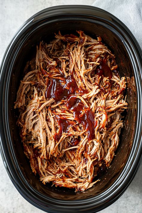 Tasty Slow Cooker Pulled Pork BBQ Tenderloin Crock Pot Bbq Pork Tenderloin, Sweet Pulled Pork Crock Pot Recipes, Crockpot Bbq Pork Roast, Pulled Pork With Pork Tenderloin, Pork Tenderloin Pulled Pork Slow Cooker, Bbq In Crockpot, Pork Loin Pulled Pork Slow Cooker, Crockpot Pulled Pork Tenderloin, Bbq Pork Loin Crockpot