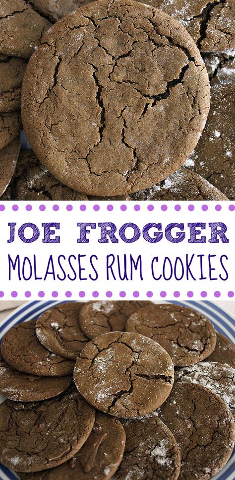 Joe Froggers Cookies, Joe Frogger Cookies Recipe, Pumpkin Ice Cream, Molasses Cookies, How To Make Sandwich, Fall Cookies, Fall Spices, Brownie Cookies, Autumn Flavors