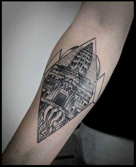 Angor Wat Tattoo Ankor Watt Tattoos, Angkor Wat Tattoo, Cambodian Tattoo, Khmer Tattoo, Temple Tattoo, New York Tattoo, Thai Tattoo, Bicep Tattoo, Healing Tattoo