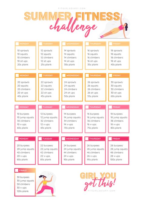 Fun Workout Challenges To Do With Friends, June Workout Challenge 30 Day, Summer Shred Challenge, June Workout Challenge, Summer Fitness Challenge, At Home Workout Challenge, Home Workout Challenge, Summer Body Challenge, Get Fit At Home