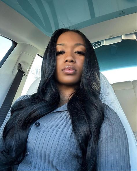 Haile Rose, Curls For The Girls, Flat Iron Hair Styles, Let Your Hair Down, Wig Styles, Black Girls Hairstyles, Aesthetic Hair, Ponytail Hairstyles, Pretty Face