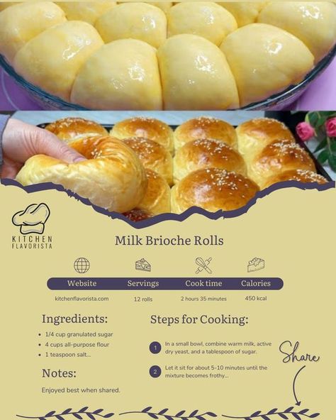 Kitchen Flavorista Brioche Rolls, Dandelion Recipes, Tasty Recipes Videos, Easy Rice Recipes, Baking Bread Recipes, Healthy Sweets Recipes, Jamaican Recipes, Donut Recipes, Bread Recipes Homemade