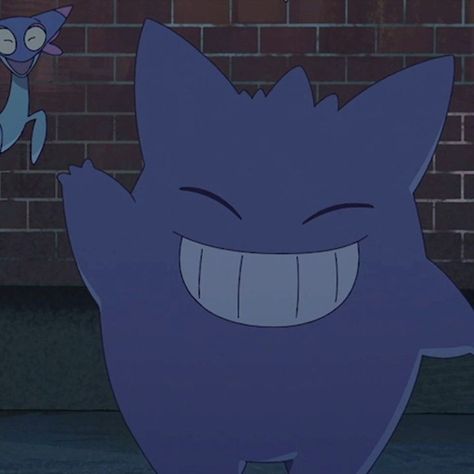 Pokemon Gengar Cute, Gengar Pfp Aesthetic, Gengar Profile Picture, Ghost Pokemon Aesthetic, Pokemon Aesthetic Icon, Pokemon Gengar Art, Ganger Pokémon, Gengar Widget, Gengar Pokemon Wallpaper