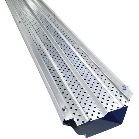 GDM FlexxPoint Gutter Cover System | Wayfair Gutter Guards, Landscaping, Free Shipping, Silver