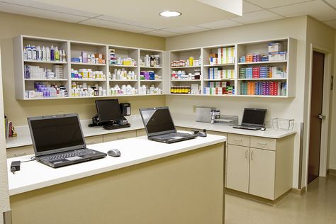 BDA Architecture :: Veterinary Hospitals Veterinary Pharmacy, Veterinarian Clinic, Martinsburg West Virginia, Vet Practice, Entry Storage, New Hospital, Hospital Interior, Pharmacy Design, Hospital Interior Design