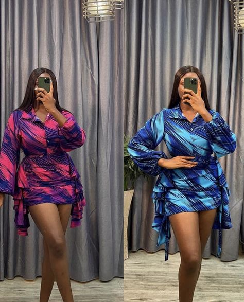 Female Wears, Chiffon Styles, Tailored Outfits, Classy Short Dresses, Ankara Long Gown Styles, Elegant Dresses Short, African Fabric Dress, Corporate Dress