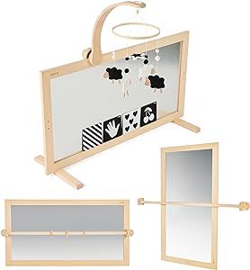 Baby Pull Up Bar, Montessori Mirror, Acrylic Floor, Tummy Time Toys, Montessori Mobile, Montessori Nursery, Baby Mirror, Baby Corner, Baby Playroom