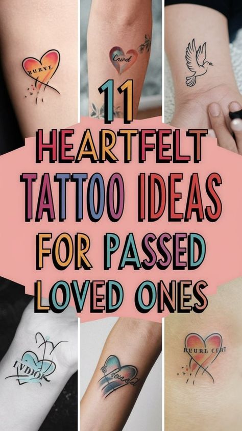 Discover the most beautiful tribute tattoos for passed loved ones. Learn how to incorporate meaningful designs into your tattoo. Get inspired by these heartfelt ideas. #TributeTattoos #PassedLovedOnes #TattooIdeas Heart Scroll Tattoo, Small Tattoo For Loved One Who Passed, Tattoos For Daughters Meaningful, In Memory Of Daughter Tattoo Ideas, Tatoos Loss Of Husband, Tattoo Ideas For Mother Who Passed, Tattoo For Parents Who Passed, Husband Memorial Tattoo For Wife, Widow Tattoos For Women