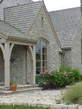 My French Country Style: French Country Roof Designs French Country Porch, Modern French Farmhouse, French Country Ideas, French Country Exterior, Ranch Remodel, French Exterior, Country Porch, French Country Design, Traditional Exterior