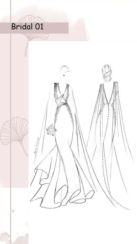 Bridal Illustration, Illustration Poses, Fashion Illustration Poses, Fashion Drawing Sketches, Dress Illustration, Design Moda, Flat Sketches, Dress Sketches, Book Art Drawings