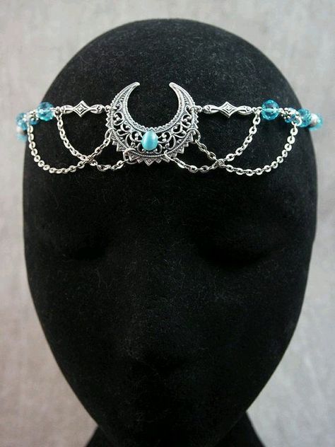 Elven Tiara, Forehead Headband, Tiaras Jewellery, Magical Jewelry, Headband Tiara, Fantasy Jewelry, Tiaras And Crowns, Hair Ornaments, Fantasy Clothing