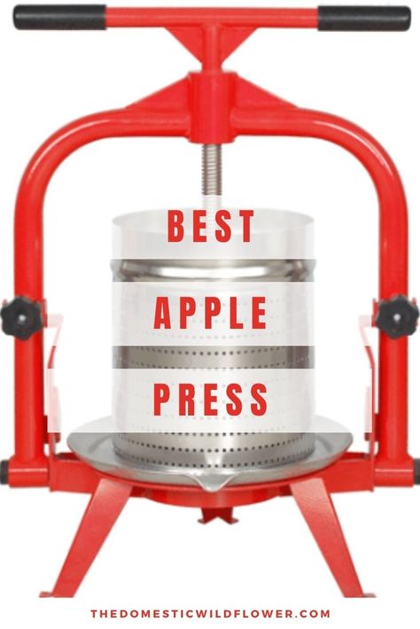 An apple press is an investment that will yield healthy, homemade apple and other fruit juice for decades if selected with care. The best apple press is one that is easy to use, one you can share with friends, easy to clean, and affordable. Read on for the best apple press! Apple Press Diy How To Make, Diy Apple Press, Homemade Apple Juice, Canning Applesauce, Apple Cider Press, Diy Apple Cider, Canned Applesauce, Slow Cooker Applesauce, Crockpot Applesauce