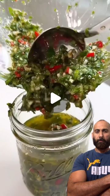 Food for your thoughts on Instagram: "The best Chimichuri sauce recipe ever  🎥: @themoodyfoody  #chimichurri #recipes #viral #instagramreels #reelitfeelit" Chimmi Churri Sauce, Chimichurri Recipes, Chimichuri Sauce, Chimichurri Sauce Recipe, Chimichurri Recipe, Chimichurri Sauce, Sauce Recipe, Shallots, Sauce Recipes