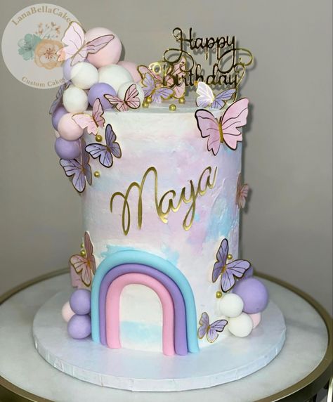 Butterfly Birthday Decorations, Ice-cream Cake, 25th Bday, Barbie Birthday Cake, 3 Cake, Butterfly Birthday Cakes, Photo Cake Topper, Birthday 4, Birthday Cake For Him