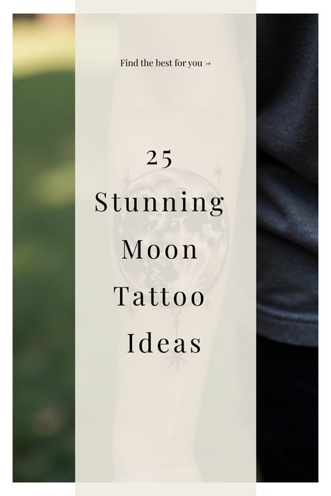 25 Stunning Moon Tattoo Ideas Moon Mother Tattoo, Moon Rise Tattoo, Moon And Dragonfly Tattoo, Moon Phase Tattoos For Women, Half Moon Tattoo Meaning, Moon And Bird Tattoo, Moon Tattoo Back Of Arm, Time And Space Tattoo, Waxing Crescent Moon Tattoo