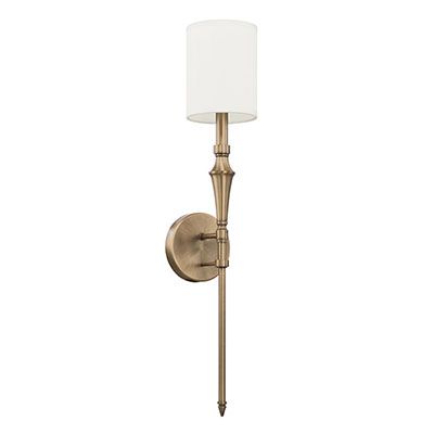 5" 1-Light Torche Sconce | Capital Lighting Fixture Company Capital Lighting Fixture, Wall Sconces Bedroom, Capital Lighting, Bathroom Sconces, Cool Floor Lamps, Bathroom Light Fixtures, Brass Wall, Lighting Store, Wall Light Fixtures