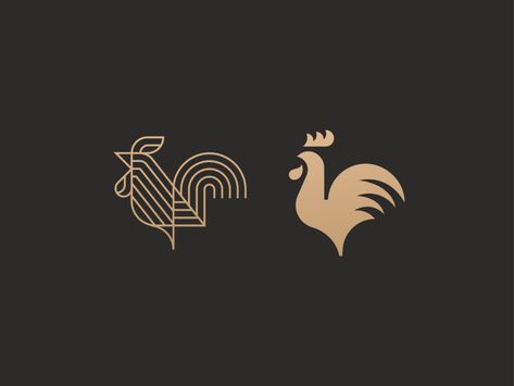 Roosters by Dimitrije Mikovic on Dribbble Farm Logo Inspiration, Rooster Logo, Cow Logo, Chicken Logo, Hotels In France, Fancy Chickens, Startup Logo, Modern Minimalist Logo, Logo Illustration