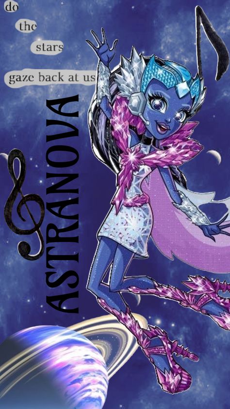 #astranova #monsterhigh Astronova Monster High, Astranova Monster High, Dream Girlfriend, High Characters, Monster Prom, Anime Monsters, Monster High Characters, Ever After High, Character Ideas