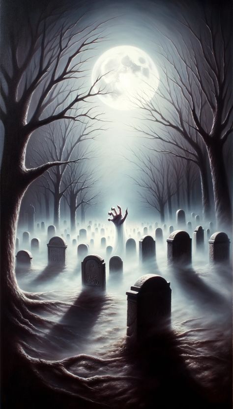 Grave Art, Graveyard Tattoo, Spooky Halloween Pictures, Dark Trees, Scene Tattoo, Shadow Illustration, Grim Reaper Art, Halloween Wallpaper Cute, Nude Artwork