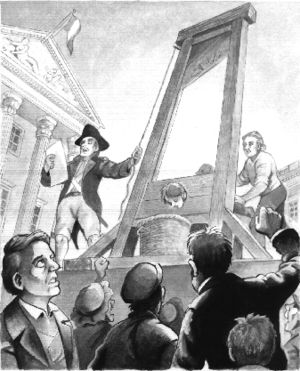 Execution by guillotine French Revolution Guillotine Execution, French Revolution Art, Roman Pictures, Comic Composition, Five Of Cups, Fallout 4 Settlement Ideas, Agricultural Revolution, Revolution Art, Dance Dance Revolution