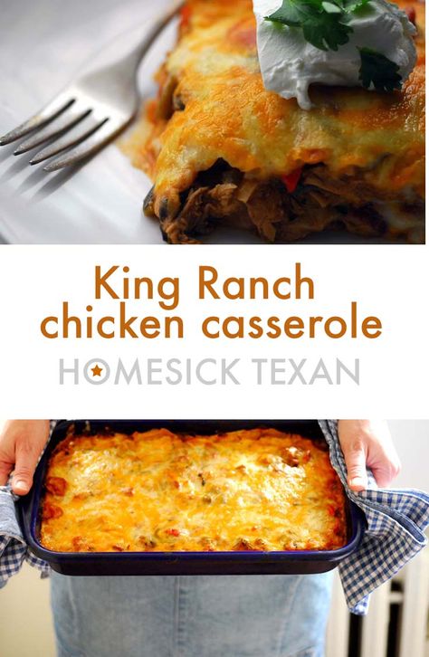 King Ranch chicken casserole | Homesick Texan Texan Food, Texan Recipes, Casseroles Chicken, Cozy Casseroles, Mexican Casseroles, Texas Recipes, King Ranch Chicken Casserole, Homesick Texan, King Ranch Chicken