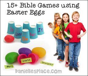 Games For Sunday School, Jesus Ornaments, Vbs Games, Resurrection Eggs, Easter Lessons, Easter Sunday School, Sunday School Games, Children Ministry, Church Games