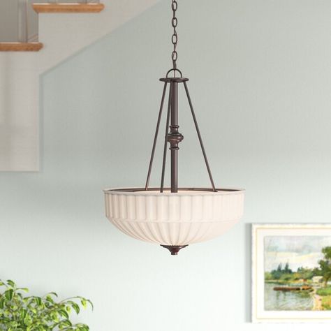 Victorian Light Fixtures, Light Fixture Kitchen, Country Light Fixtures, Craftsman Lighting, Farm Ideas, Bowl Pendant, Kitchen Ceiling Lights, 3 Light Pendant, Design Decor