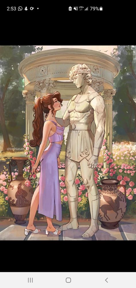 Meg Hercules, Animation Disney, Sans Art, Disney Hercules, Disney Artwork, Walt Disney Animation, Disney Couples, Pinturas Disney, Disney Princess Art