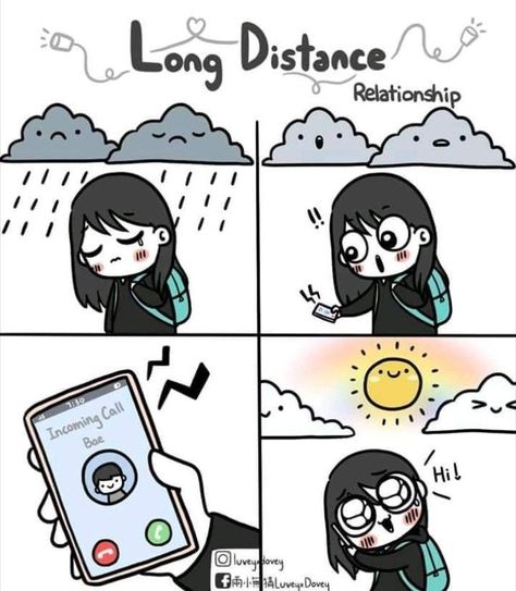 Long Distance Relationship Anime, Funny Bf, Couple Comics, Relationship Comics, Long Distance Love Quotes, Birthday Quotes Funny For Him, Cute Couple Comics, Couples Comics, Long Distance Love