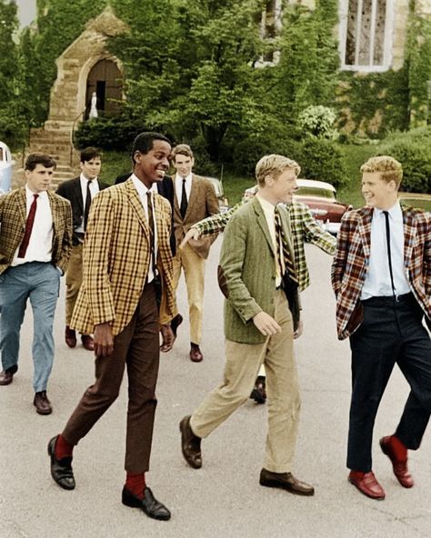 50s Men, American Preppy, 60s Men, Ivy Look, Ivy League Style, Ivy Style, American Casual, Americana Fashion, Preppy Aesthetic