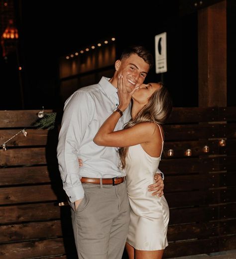 ALLIE THOMAS on Instagram: “⁣A BIG happy birthday to this hunk. I’m so lucky to be the person who gets to spend forever with you. I literally cannot wait to introduce…” Hoco Pics, Elegant Couple, Get It Girl, Dear Future Husband, Cute Couples Photos, Couple Outfits, Couple Shoot, Cute Poses, Couples Photoshoot