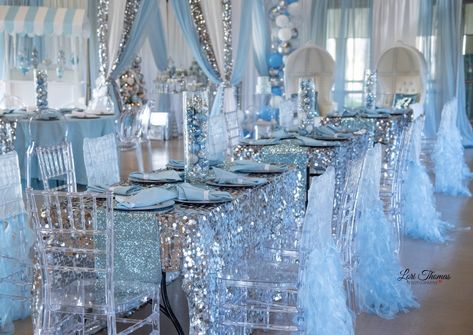 Budget Wedding Decorations, Wedding Decor Aesthetic, Quinceanera Winter Wonderland, Winter Wonderland Quinceanera, Sweet 16 Winter Wonderland, Cinderella Quinceanera Themes, Sweet 16 Winter, Cinderella Wedding Theme, Winter Wonderland Wedding Theme