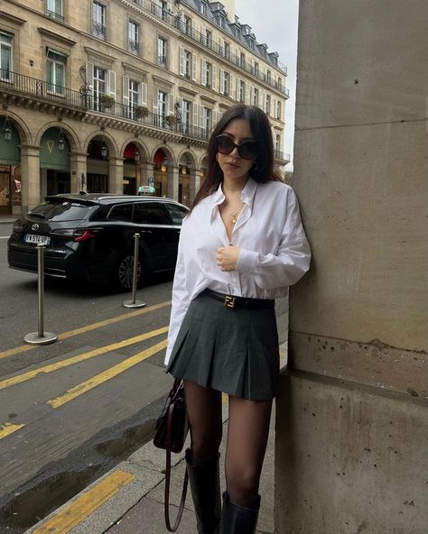 Fits Inspo, Paris Outfits, Looks Black, American Beauty, Mode Inspo, Looks Chic, 가을 패션, School Fashion, Looks Style