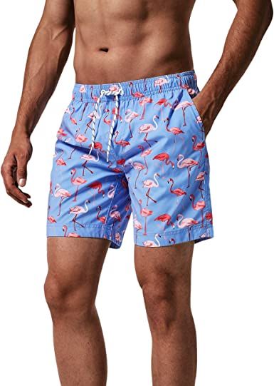 maamgic Mens Slim Fit Quick Dry Swim Shorts Swim Trunks Mens Bathing Suits with Mesh Lining | Amazon.com Mens Bathing Suits, Surf Design, Mens Tights, Traje Casual, Beach Kids, Mens Swim Trunks, Print Models, Beach Shorts, Man Swimming