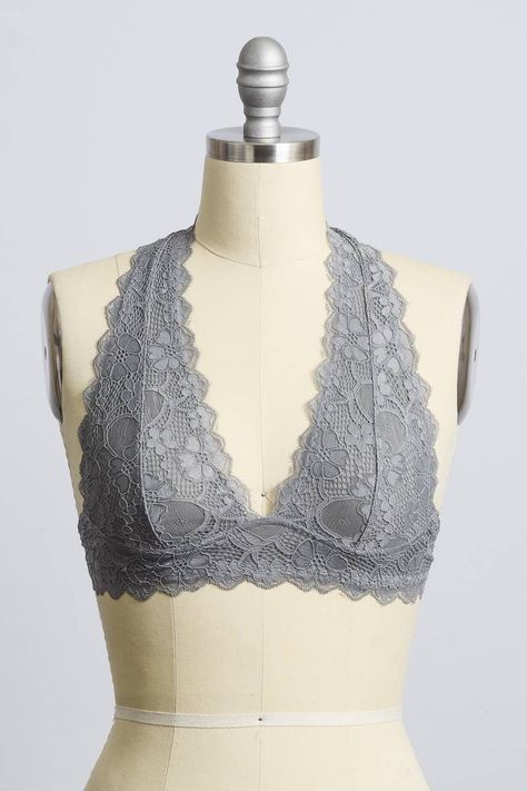 Lace Halter Top Bralette Care Label Tag Stitched on Inner Seam 92% Nylon 8% Spandex Cup Fit S: 32B 32C 34A 34B M: 32D 34C 36A 36B Lace Halter Top, Lace Halter Bralette, Halter Bralette, Crop Top Bra, Online Clothing Boutiques, Boho Lace, Halter Tops, Trendy Collection, Lace Crop Tops