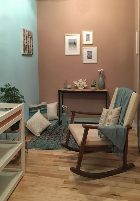 Nursing Nook, Church Nursery Organization, Wellness Rooms, Guess Bedroom, Hope Decor, Church Nursery Decor, Kids Church Rooms, Lactation Room, Baby Lounge