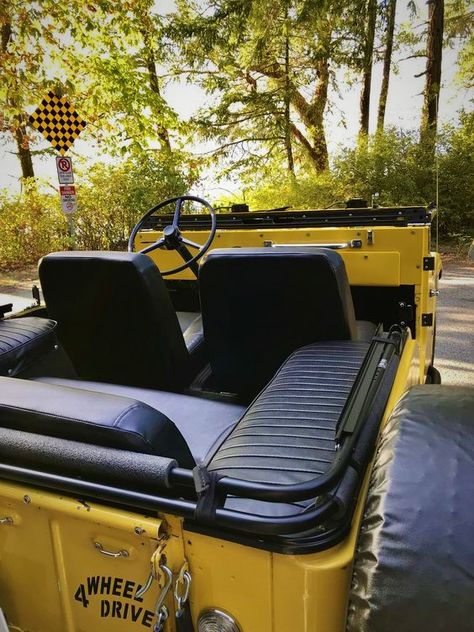 1966, TUXEDO PARK Mk IV, JEEP. Mahindra Major Jeep, Jeep Hacks, Jeep Seats, Yellow Jeep, Tuxedo Park, Cj Jeep, Custom Jeep Wrangler, Military Jeep, Vintage Jeep