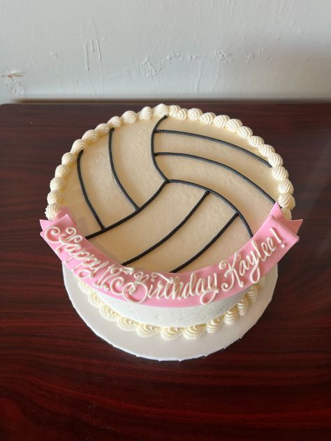 Volleyball Party Food Ideas, Birthday Cake Volleyball, Volleyball Themed Cake, Volleyball Cake Ideas, Volleyball Cake Pops, Volleyball Birthday Cakes, Volleyball Cake, Volleyball Birthday Party, Volleyball Birthday