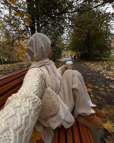 the last day of August! I’m sooo ready tor fall fits🧸🎞️🍂🤎 autumn outfit, autumn vibe, modest fashion, knitwear, Pinterest style, modesty, hijab outfit Islamic Affirmations, Modest Fashion Aesthetic, Hijab Fall Outfits, Coffee Gilmore, Islam Journal, Modest Fashion Muslim, Islamic Journal, Modest Fashion Fall, Modest Outfits Muslim